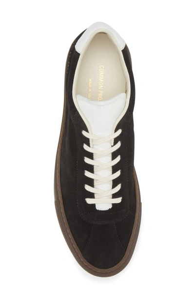 Common Projects Round Head Lace-up Flat Casual Sneakers In 7547 Black