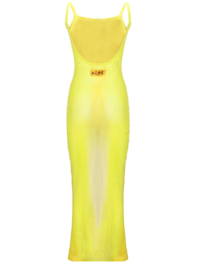 Shop Acne Studios Acne Dresses In Acid Yellow