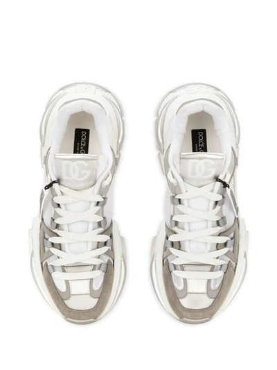 Shop Dolce & Gabbana Flat Shoes In Silver
