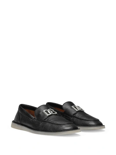 Shop Dolce & Gabbana Flat Shoes In Black