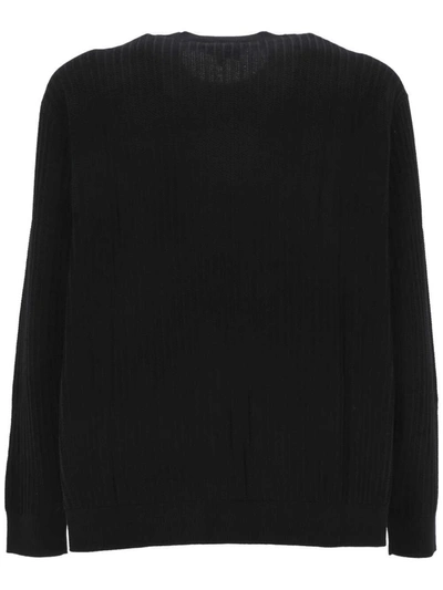 Shop Ea7 Emporio Armani Sweaters In Vertical Navy