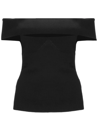 Shop Federica Tosi T-shirts And Polos In Black
