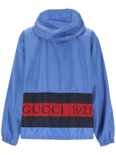Shop Gucci Coats In New Bluette