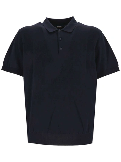 Shop K-way T-shirts And Polos In Blue Depth