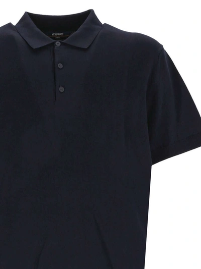 Shop K-way T-shirts And Polos In Blue Depth