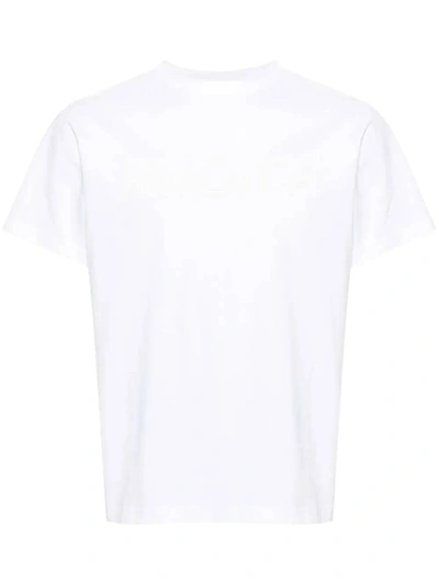 Shop Mugler T-shirts And Polos In Warm White