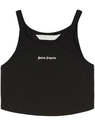 Shop Palm Angels Top In Black Off