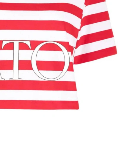 Shop Patou T-shirts And Polos In Red White