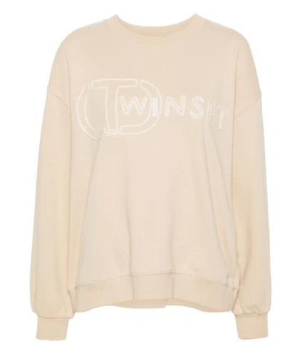 Shop Twinset Twin-set Sweaters In Almond/milk