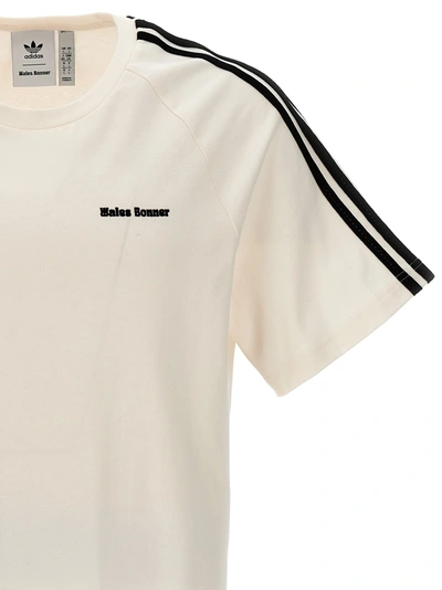 Shop Adidas Originals X Wales Bonner T-shirt White/black