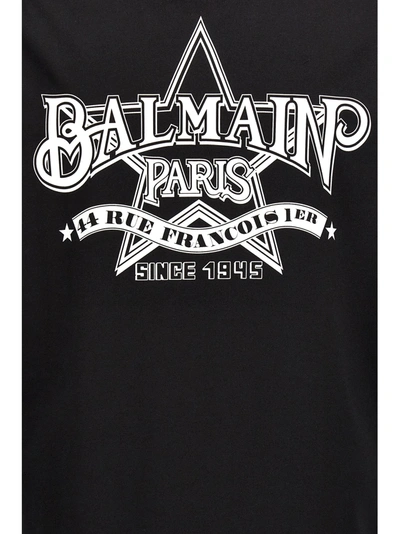 Shop Balmain Star T-shirt White/black