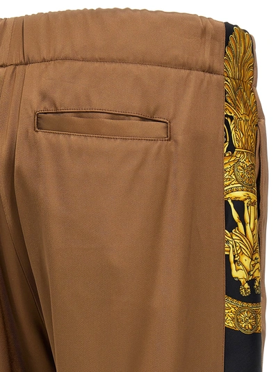 Shop Versace Barocco Pants Brown