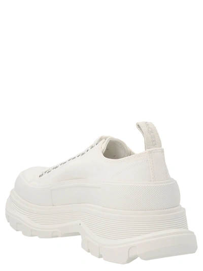 Shop Alexander Mcqueen Canvas Sack Sneakers White