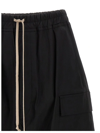 Shop Rick Owens Cargo Long Pants Black