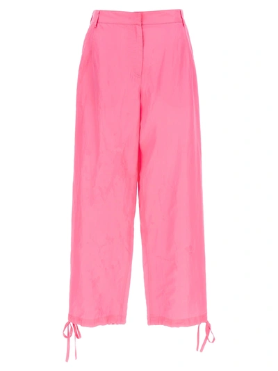 Shop Msgm Carrot Pants Pink