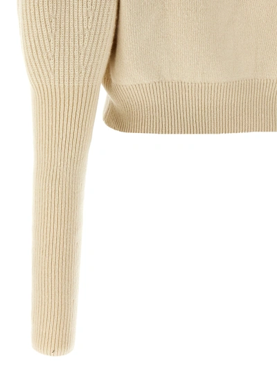 Shop Alexander Mcqueen Cashmere Wool Sweater Sweater, Cardigans White