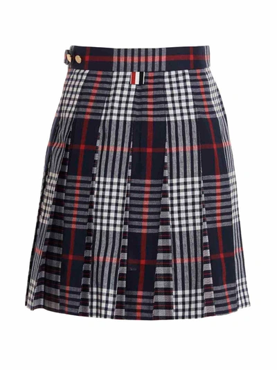 Shop Thom Browne Check Skirt