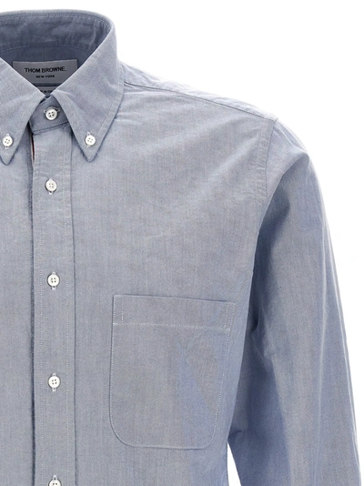 Shop Thom Browne Classic Shirt, Blouse Light Blue