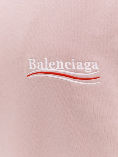 Shop Balenciaga Cotton Sweatshirt With Political Campaign Logo