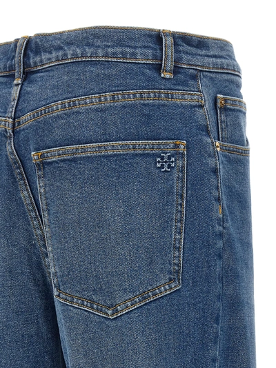 Shop Tory Burch Cropped Flared Jeans Blue