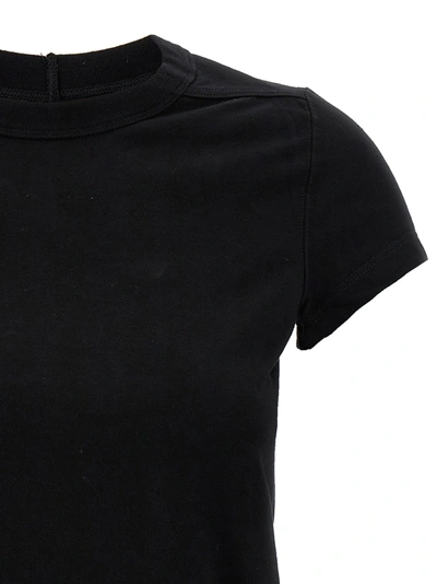 Shop Rick Owens Cropped Level Tee T-shirt Black