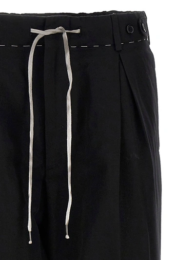 Shop Maison Margiela Drawstring Pants With Front Pleats