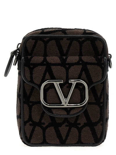 Shop Valentino Mini Locò Crossbody Bags Multicolor