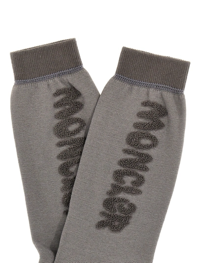 Shop Moncler Genius X Salehe Bembury Socks Gray