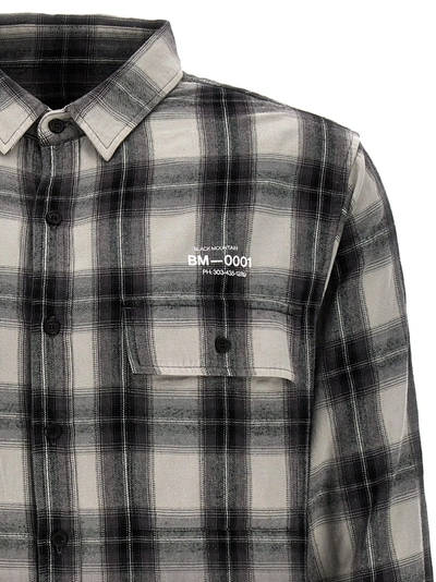 Shop Stampd Mountain Transit Dip Dye Mason Shirt, Blouse Gray