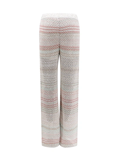 Shop Missoni Multicolor Knitted Trouser With Sequins