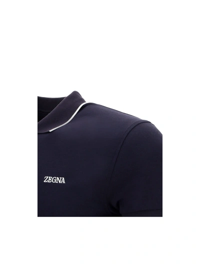 Shop Zegna Polo Shirt