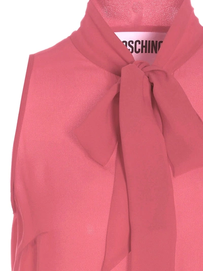 Shop Moschino Pussy Bow Blouse