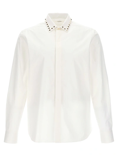 Shop Valentino Rockstud Untitled Shirt, Blouse White
