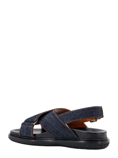 Shop Marni Denim Sandals