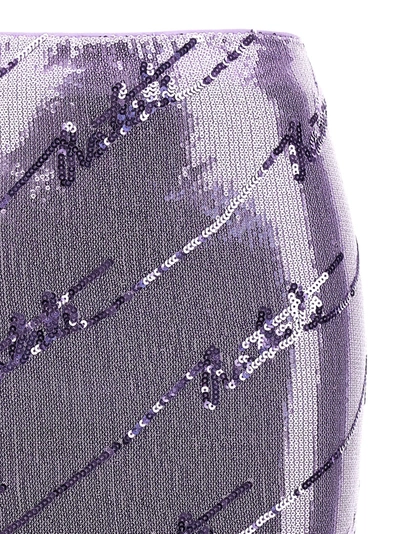 Shop Rotate Birger Christensen Sequin Midi Skirt Skirts Purple