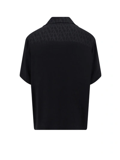 Shop Valentino Silk Shirt With Toile Iconographe Motif