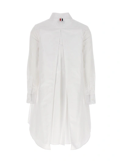 Shop Thom Browne Shirt Dress Dresses White