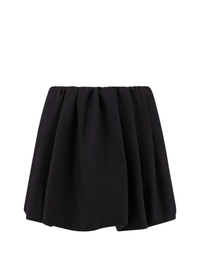 Shop Valentino Wool And Silk Skirt