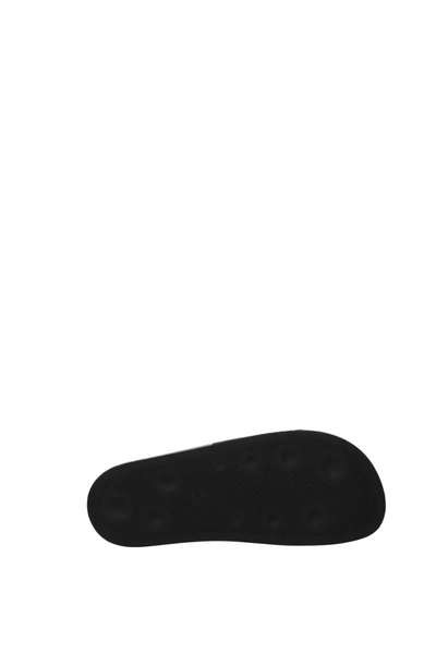 Shop Marni Slippers And Clogs Fabric Black