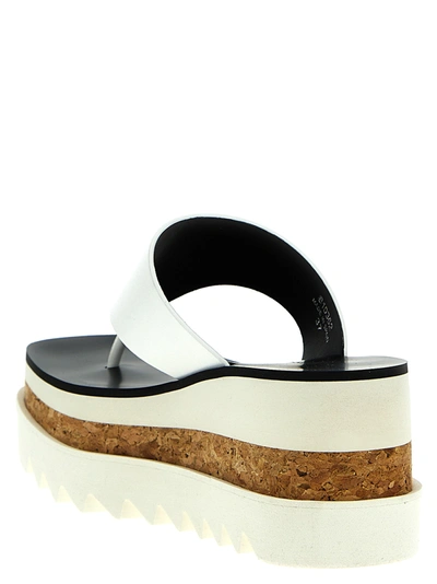 Shop Stella Mccartney Sneak-elyse Sandals White