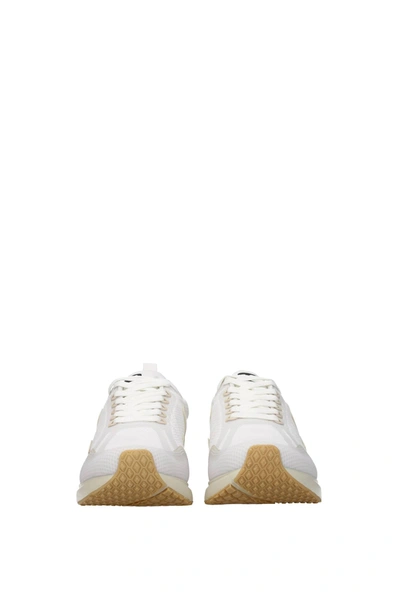 Shop Veja Sneakers Condor Fabric White Light Beige