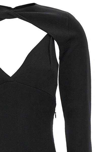 Roland Mouret Gown Maxi Dress With Cut Out Details And Shoulder Cover