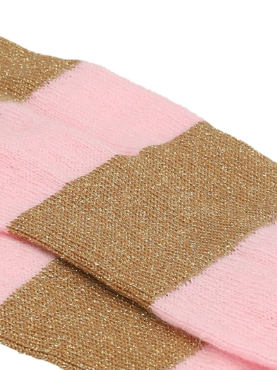 Shop Marni Stripe Socks Pink
