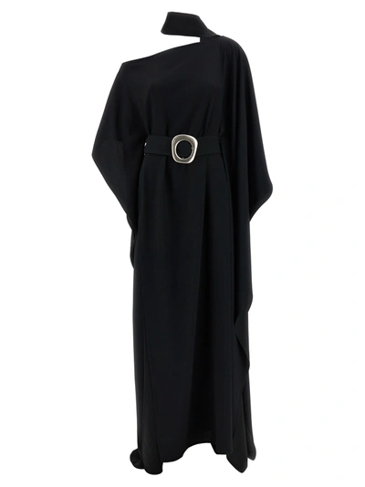 Shop Taller Marmo Taylor Kaftan Dresses Black