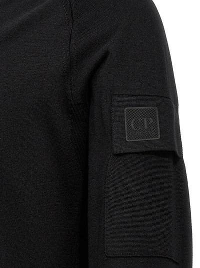 Shop C.p. Company The Metropolis Series Sweater, Cardigans Black