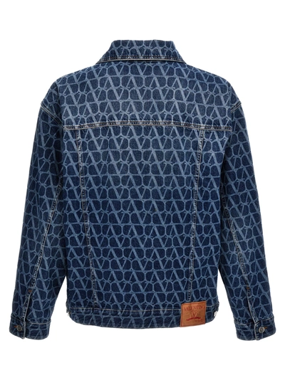 Shop Valentino Toile Iconographe Casual Jackets, Parka Blue