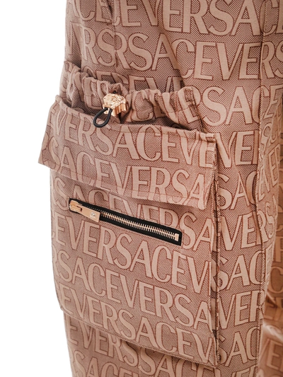 Shop Versace Allover Cargo Trouser