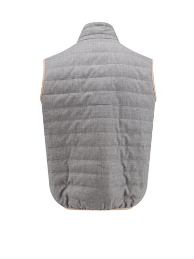 Shop Brunello Cucinelli Padded Sleeveless Jacket