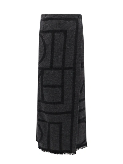 Shop Totême Wool Skirt