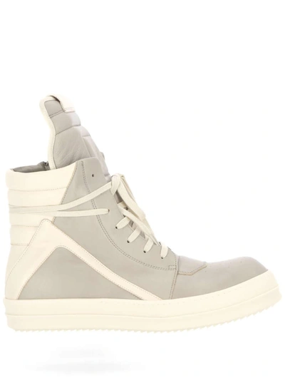 Shop Rick Owens Sneakers In Beige Grey